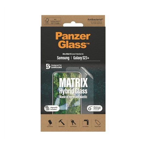 PanzerGlass | Screen protector - film | Samsung Galaxy S23+ | Recycled PET | Transparent - 3